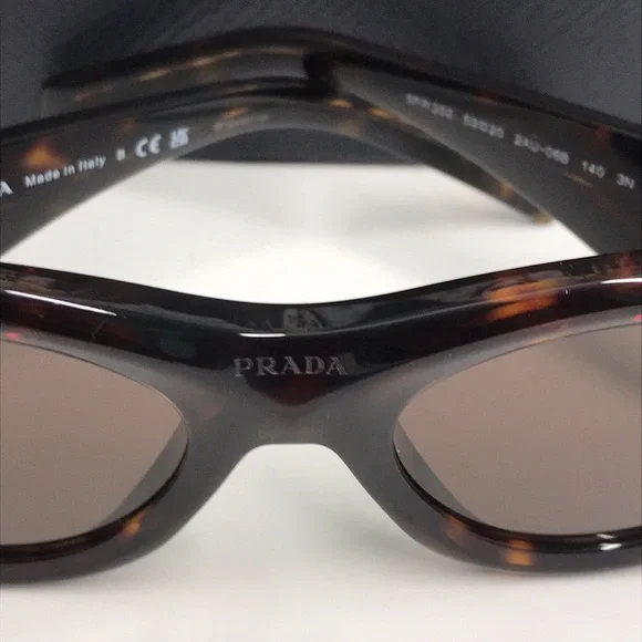 New Authentic Prada PR 20ZS Dark Brown Oval Ladies  display picture 3